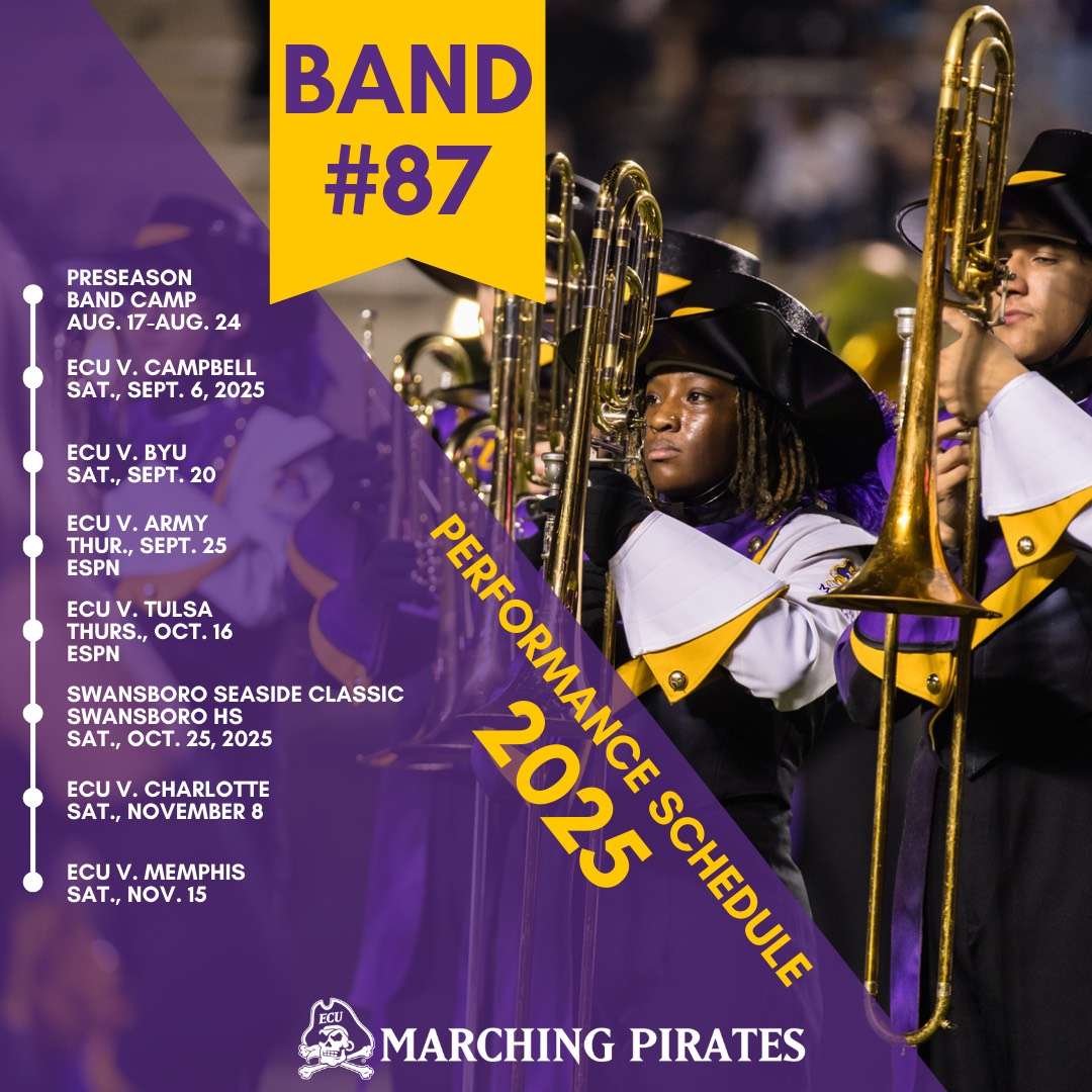 ECU Marching Pirates 2025 Season Highlights