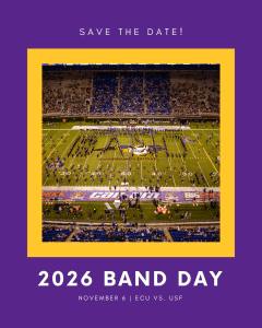 2026 ECU Band Day Save the Date